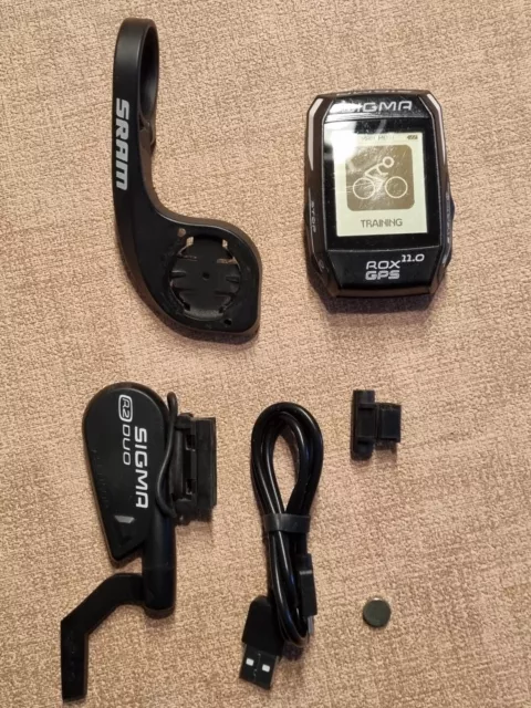 Sigma ROX 11.0 GPS mit Lenkerhalterung + R2 Duo (Speed und Cadence-Sensor) TOP