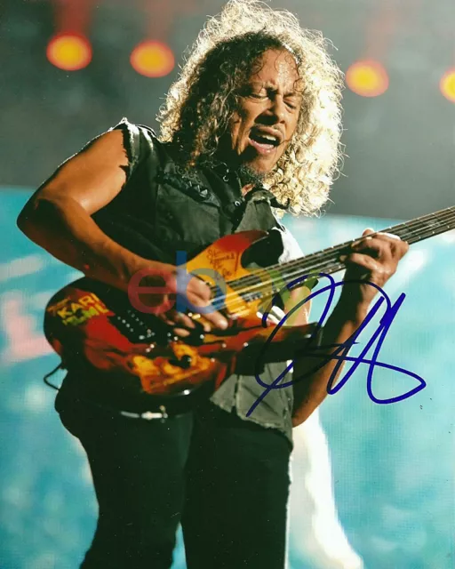 Kirk Hammett Metallica Signed 8x10 Photo reprint