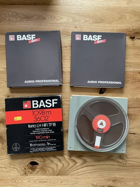 BASF Tonbänder, 18cm,  4 Stück NEU ??