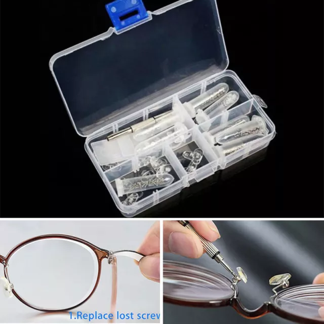 Eyeglasses Glasses Sunglasses Repair Tool Spectacles Screws Nuts Screwdriver Set