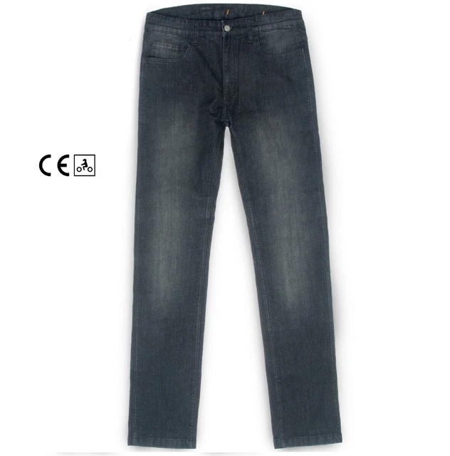 Jeans Omologato Moto Oj Man Uomo Darken Nero Elasticizzato Protezioni Tg 60