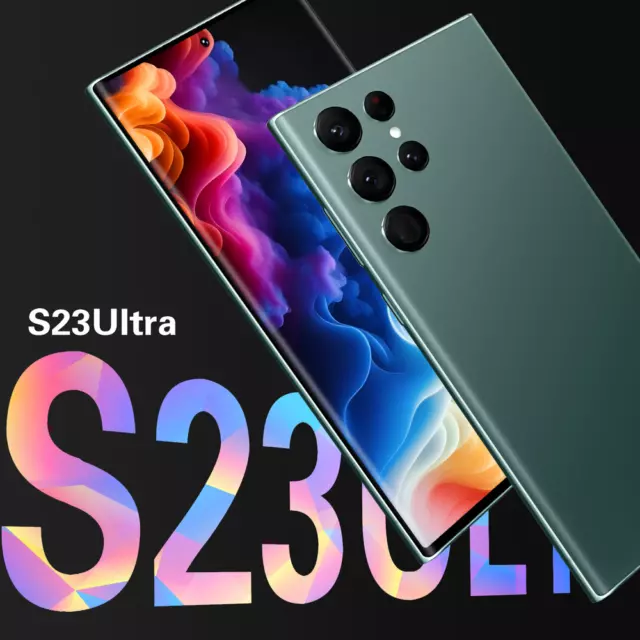 S23 Ultra 5G Smartphone 7.3in 4GB+128GB Factory Unlocked Android 13 Mobile Phone