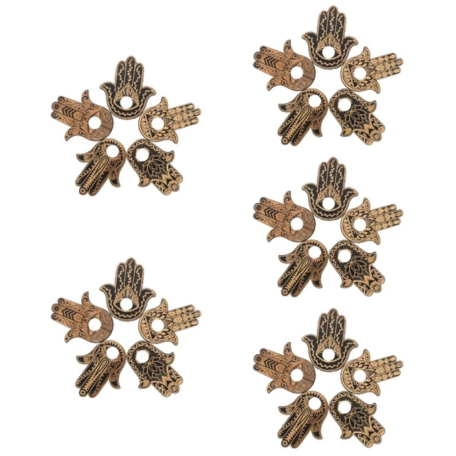 20 pcs Tarot Decorative  Delicate Table Wooden Sphere Holder Witch Decor