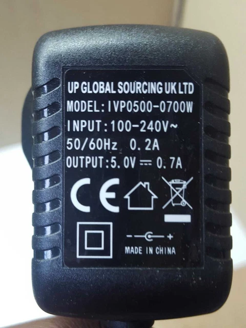 Chargeur Original Jazrider ILD41V-0750500 – 7.5V 0.5A 2 Pins – Occasion Fonctionnel