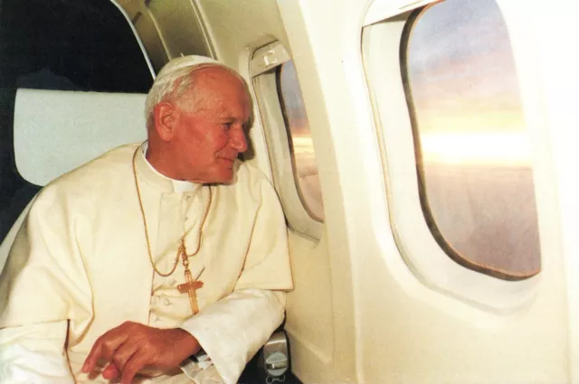 800- Carte  Vatican Visite Pape Jean Paul  Ii  Dans Les Pays Du Sahel