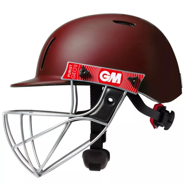 Maroon Cricket Helmet Gunn & Moore GEO II Junior 54-59cm