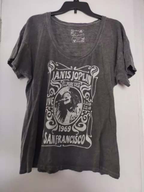 Janis Joplin Tshirt Women's L Fillmore West 1969 San Francisco