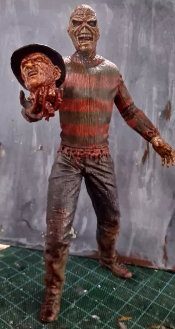 IRON MAIDEN Inspired Custom Eddie  FIGURE 7" Inch Figurine Freddy Krueger Elm St