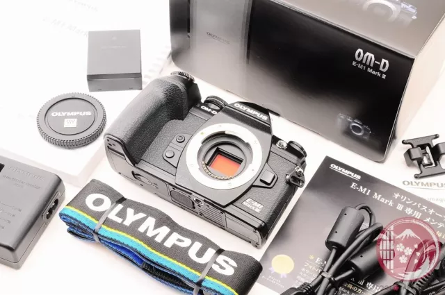 [ 9,622 shots TOP MINT in Box ] OLYMPUS OM-D E-M1 Mark III 20.4MP C778