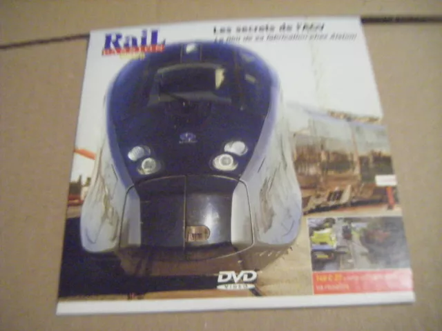 DVD ferroviaire  rail passion   les secrets de l AGV  alstom  sncf TGV