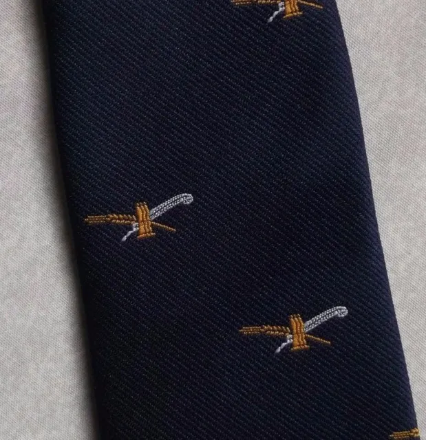 Tie Necktie Vintage Mens Crested Club Association Society