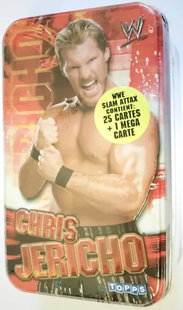 WWE Slam Attax 2009 Trading Cards Mega Tin Box Chris Jericho Topps