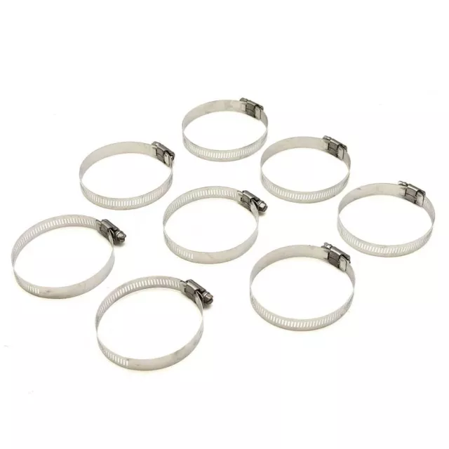 Ideal Tridon Boat Fuel Hose Clamps | Gas 9/16 Inch Steel (Set of 8)
