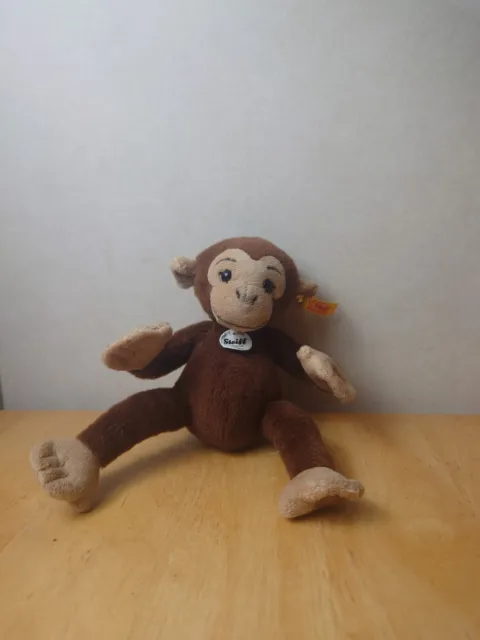 STEIFF 060380 KOKO CHIMPANZEE 20CM  OFFICIAL STOCKIST Monkey Plush Soft Toy