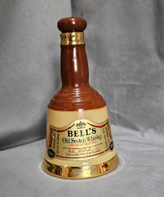 BELL’S OLD SCOTCH Whisky Bottle WADE Pottery Bottle 18.9cl. £7.00