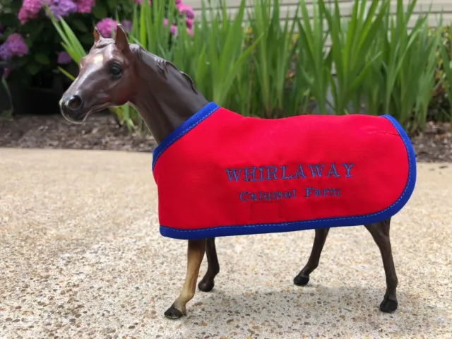 WHIRLAWAY blanket for Breyer Classic Freedom series thoroughbred race horse