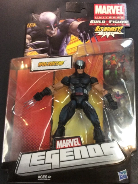 FIGURINE D'ACTION MARVEL Legends Vintage Wolverine X-Force en argent