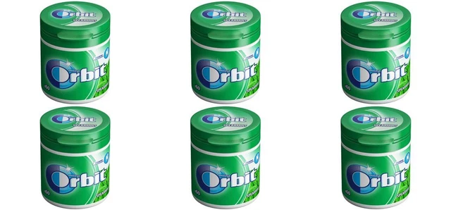 6 gomme da masticare Orbit SPEARMINT, 3 once. (84 g.)