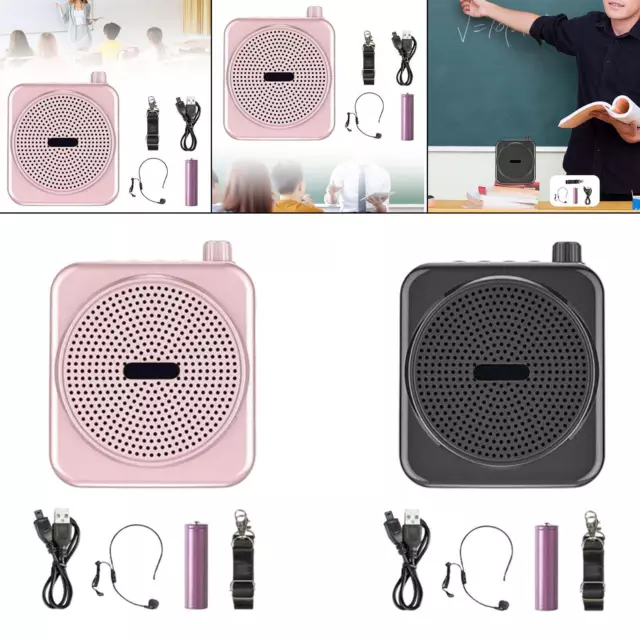 Portable Personal Mini Voice Amplifier Speaker Waistband Singers Megaphone