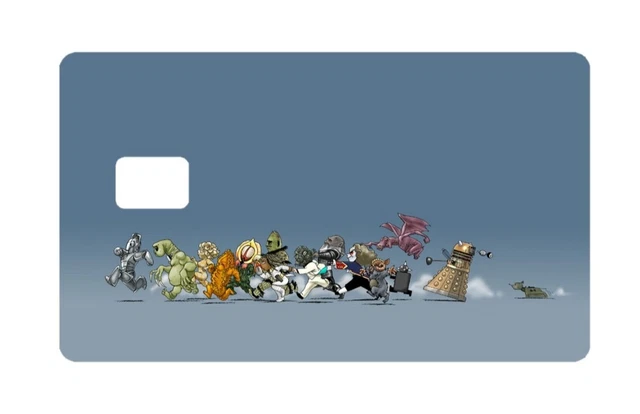 Doctor Who Fan Art Credit Card Decal Skin