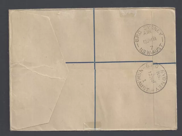 Gilbert And Ellice Islands Gvi Set Of 12 On Registered Cover To England  Sg43/54 2