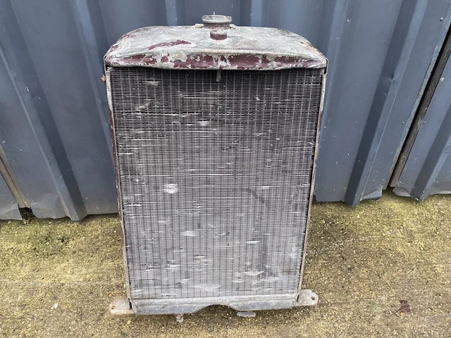 VINTAGE ORIGINAL 1940S Ford V8 Pilot Flathead Radiator Hot Rat Rod Car ...