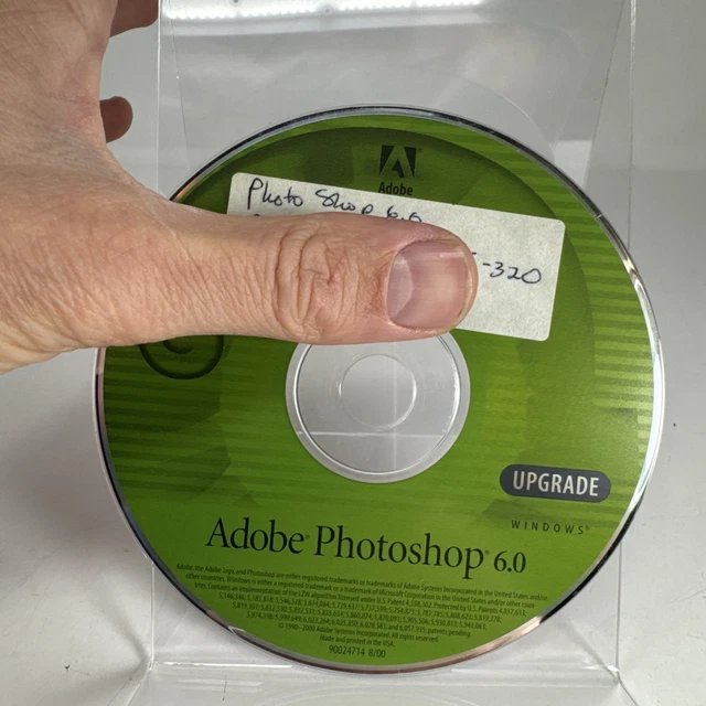 PHOTOSHOP 6.0 UPGRADE Windows Disc Only CD-ROM $51.12 - PicClick AU