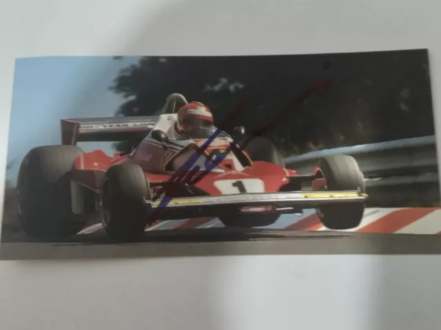 Niki Lauda, Signed Photo, True 1970's Autograph. Formula 1, Old F1