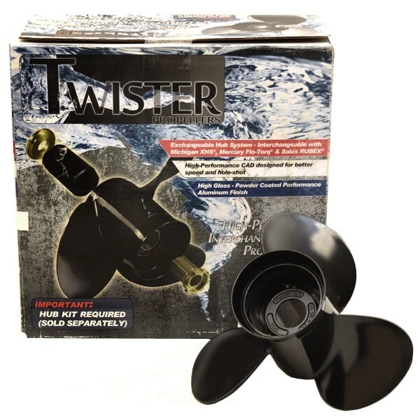 Michigan Wheel Twister Boat Propeller 221506 | RH 10 1/8 x 14P