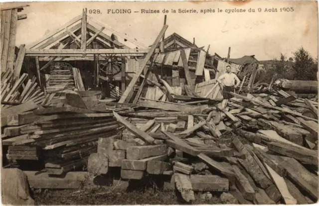 CPA FLOING - Ruines de la Scierie,aprés le cyclone du 9 Aout 1905 (225005)