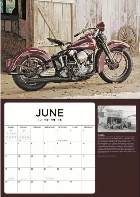 2024 Harley-Davidson Motorcycle Calendar  FREE SHIPPING! 3