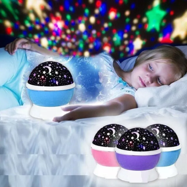 Cielo Stellato Bambini Ragazzi Musica BLUETOOTH 6 W Luce Notte Stanza LED RGB