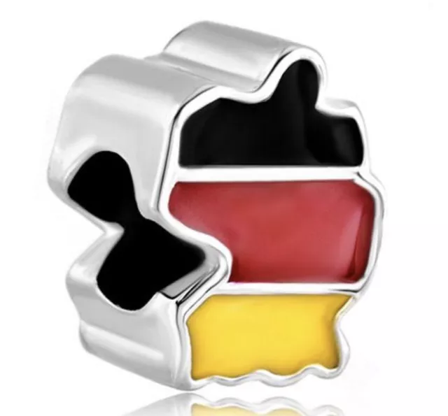 ⭐️ Deutschland Germany Für Bettelarmband Charm Beads Anhänger Armband ⭐️