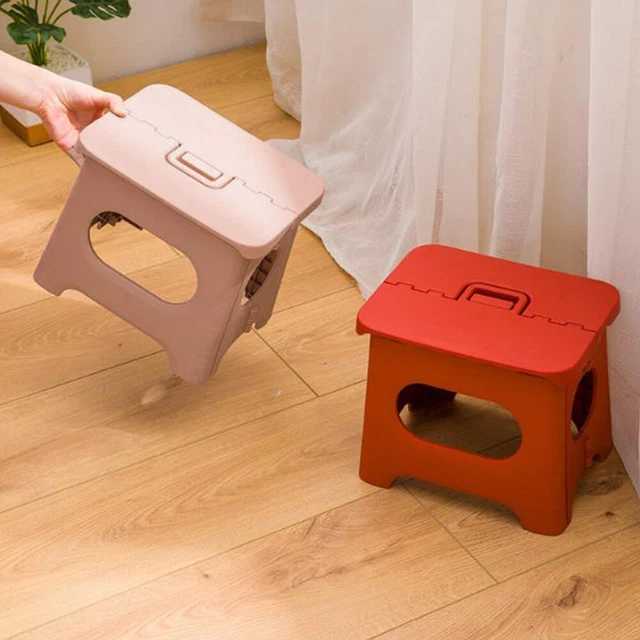 Taburete plegable portátil de viaje PP multifunción para adultos niños duradero