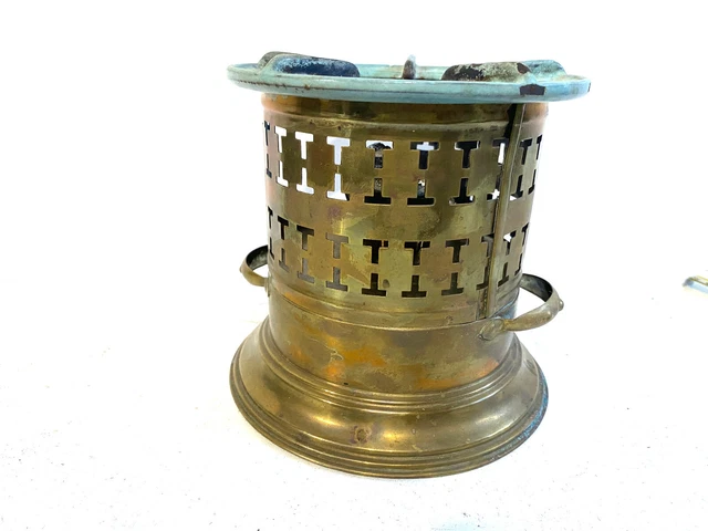 ANCIEN RÉCHAUD À Alcool Verre Et Métal EUR 45,00 - FR