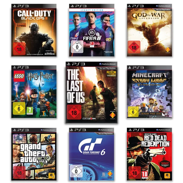 PLAYSTATION 3 SPIELE AUSWAHL Minecraft FIFA GTA 5 LEGO PS3
