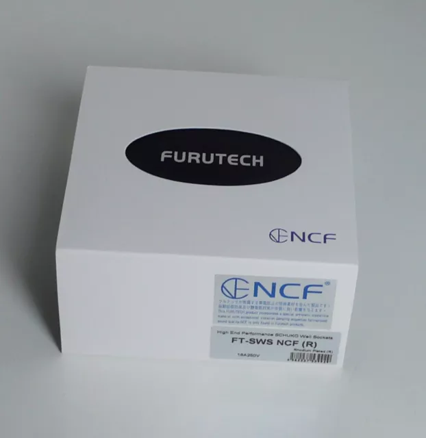 Furutech Einbausteckdose  Ft-Swsr-Ncf  Rhodium Ncf Wall Inlet   Carbon 3