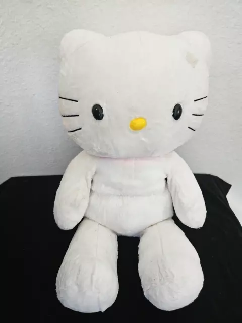 Build A Bear Sanrio Hello Kitty Plush Stuffed Animal White No Bow FLAWS