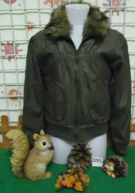 BLOUSON SIMILI CUIR fille taille 10 ans NEUF EUR 6 80 PicClick FR