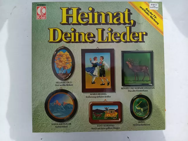 Schallplatte Vinyl LP,  Heimat deine Lieder, K-tel