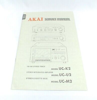 ORIGINALI service manual AKAI at-k33l/j am-u33/j 