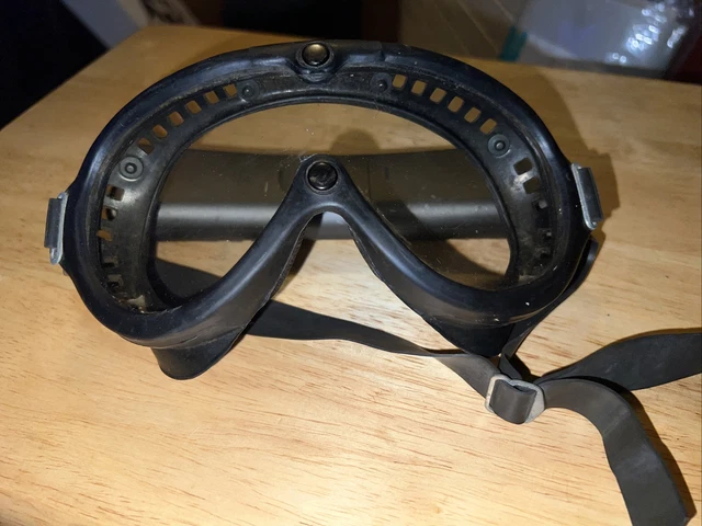 Vintage Bouton B-8 Style WW II Vietnam Flight Goggles