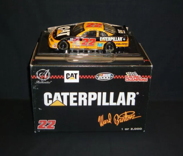 Ward Burton Racing Champions Authentics #22 Caterpiller 2000 Grand Prix 1:24 NIB