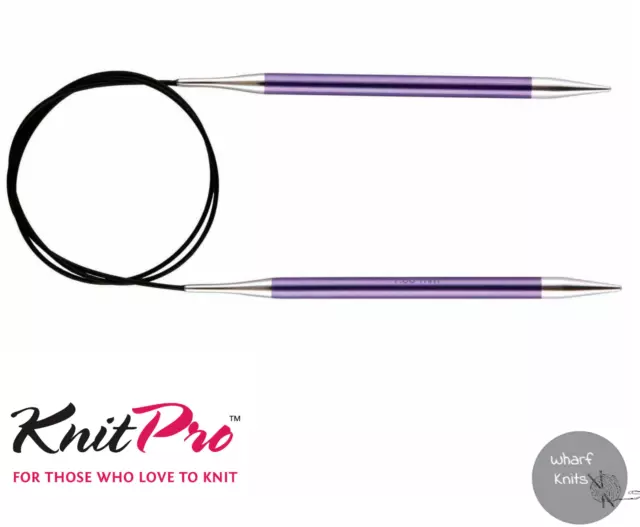 Knit Pro Zing 80cm Fixed Circular Knitting Needles 2.00mm- 12.00mm