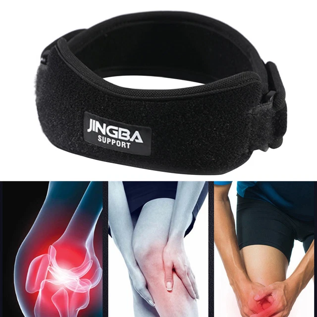 Correa de soporte elástica de rótula de neopreno ajustable absorbente amortiguador rodillera