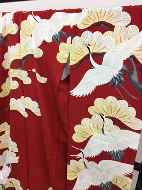 Furisode Japanese Kimono Kimono gorgeous embroidery gold Long Sleeves 2