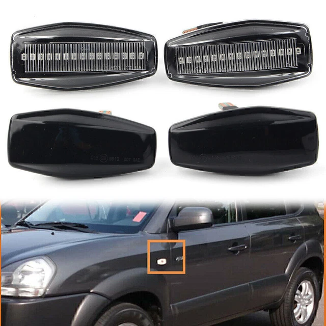 LED Dynamic Turn Signal Side Marker Light For Hyundai Elantra XD i10 Getz Tucson