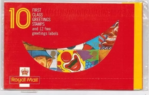 SG KX1 1990  GREETINGS BOOKLET SMILERS   sealed