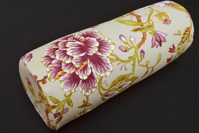 Bolster Cover*A-Grade Cotton Canvas Neck Roll Tube Yoga Massage Pillow Case*Lf4