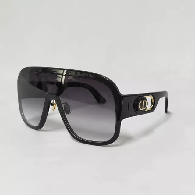 Christian Dior Bobby Sport Shield Sunglasses Black Frame Oversize Sunglasses